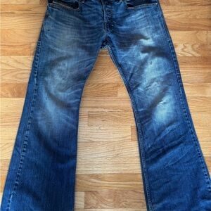 Diesel Blue Bootcut Jeans for Men